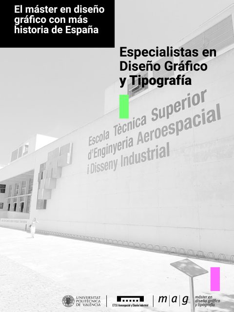 Conoce nuestras asignaturas 🔝
Puedes descargarte la info completa en el 🔗 en bio.
📍 @etsiadi.upv 
📋 @upvcfp 

#diseñográfico #tipografía #mag #valencia #hazunmásterupv